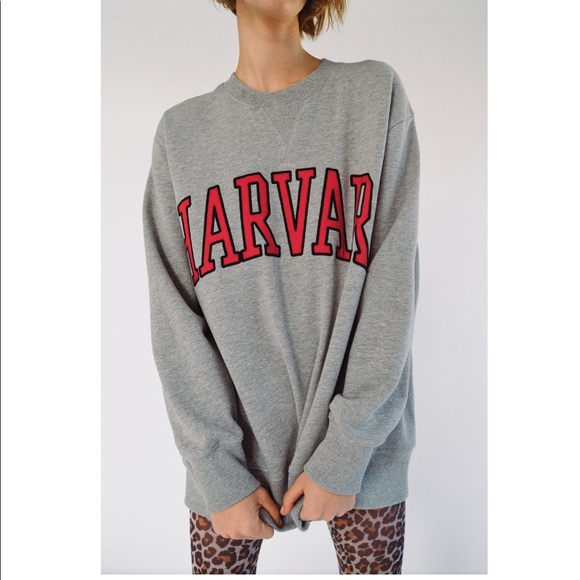 Zara | Tops | Zara Harvard Sweatshirt 